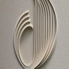 Abstract 3D Relief Beige Geometric Canvas Print – Wabi-Sabi Style