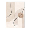 Abstract Boho Geometry Line Canvas Prints – Set of 3