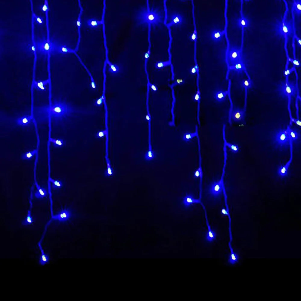 LED Icicle Curtain String Lights – 4M for Outdoor & Indoor Decor