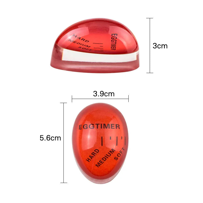 FAIS DU Egg Timer Color Changing Indicator Kitchen Boiled Egg Timer Resin Perfect Boiled Eggs By Temperature Home Kitchen Gadget