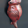 Wall Hanging Fish Flowerpot Rustic Style No-Drill Wall Mounted Planter Planter Pot Vintage Decorative Floral Ware Home Courtyard