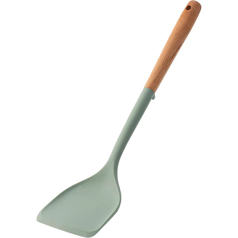 High-Temperature Silicone Cooking Spatula