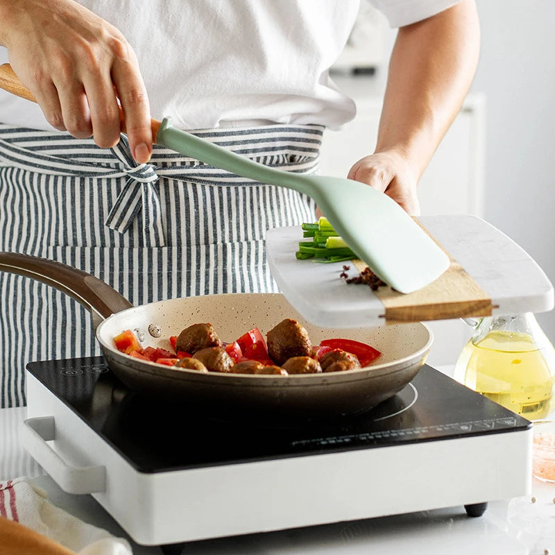 High-Temperature Silicone Cooking Spatula