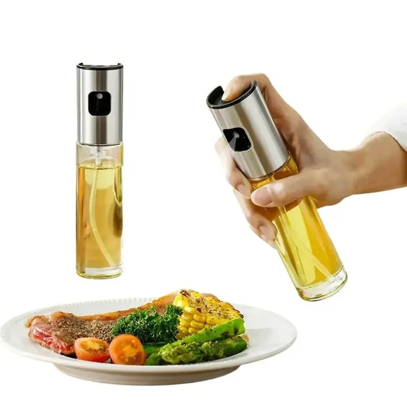 Glass Olive Oil Sprayer: Even Oil Mist Home Cooking Grilling Salad Healthy Diet Dispenser