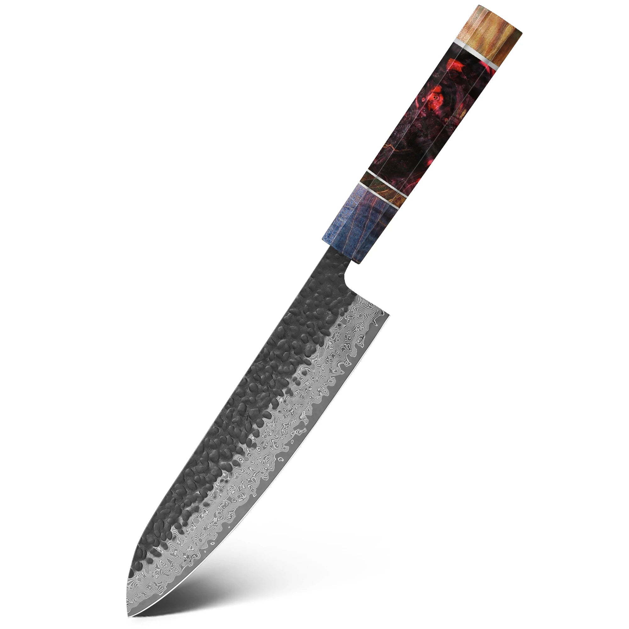 Damascus Steel Kitchen Knife Set – 67-Layer Japanese Chef Knives, 1–4 Pcs