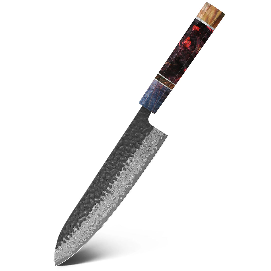 Damascus Steel Kitchen Knife Set – 67-Layer Japanese Chef Knives, 1–4 Pcs