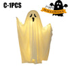 Life-Size Glow-in-the-Dark Ghost Halloween Decoration