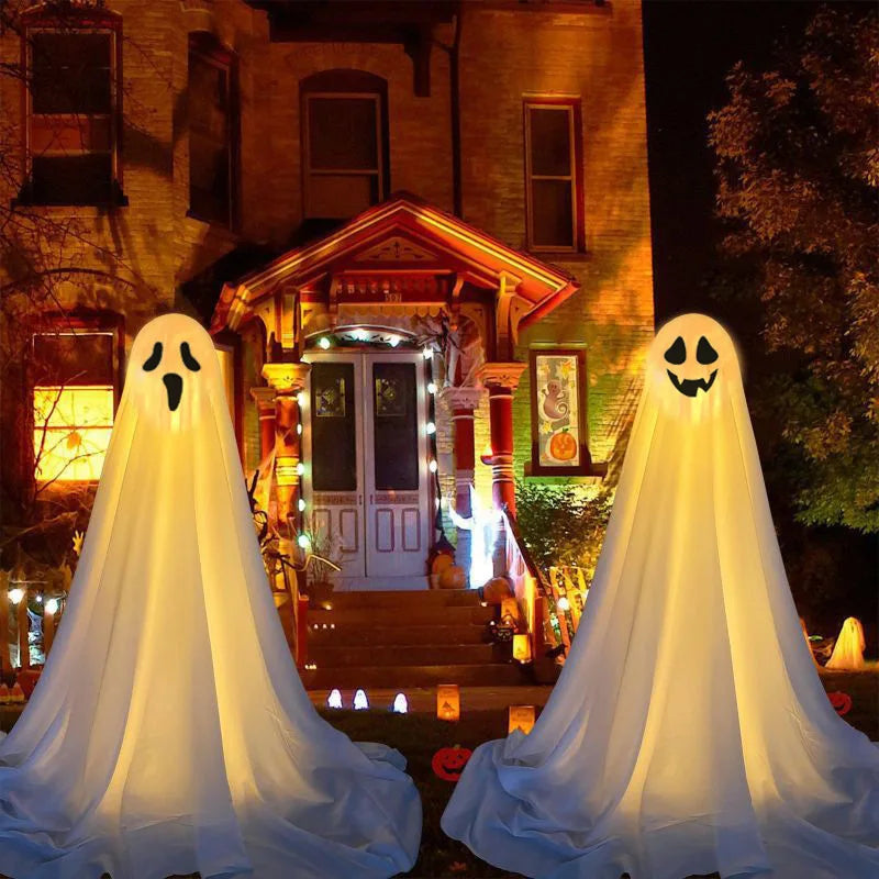 Life-Size Glow-in-the-Dark Ghost Halloween Decoration