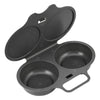 Egg Steamer Microwave Egg Cooker for Home Kitchen Dorm Office Meal Prep Food Grade PP Plastic Breakfast Mold Gray
