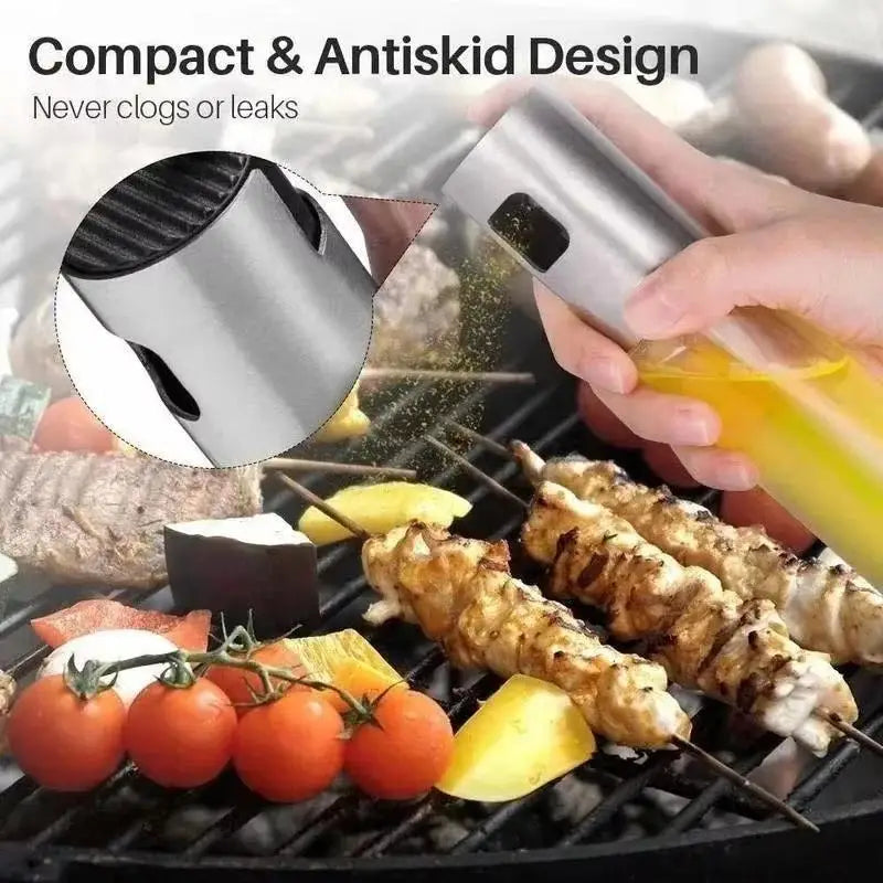 Glass Olive Oil Sprayer: Even Oil Mist Home Cooking Grilling Salad Healthy Diet Dispenser