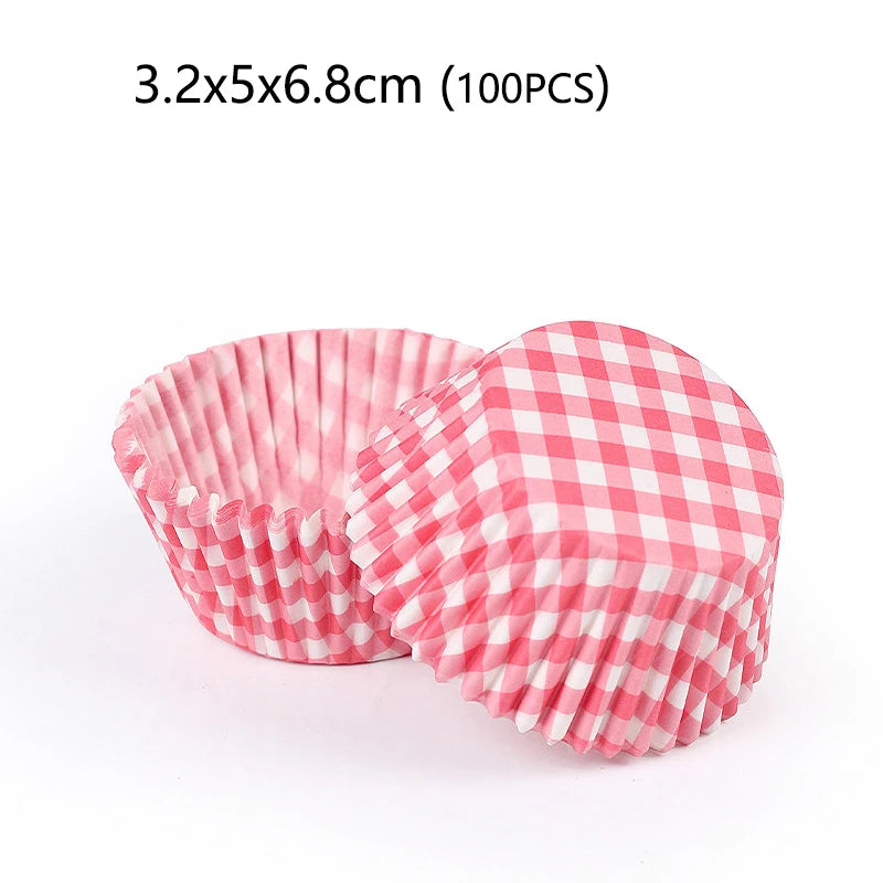 100/1000pcs Cake Paper Cups Mini Cupcake Cups Cake Cupcake Liner Baking Muffin Box Cup Case Tray Cake Molds Kitchen Pastry Tools