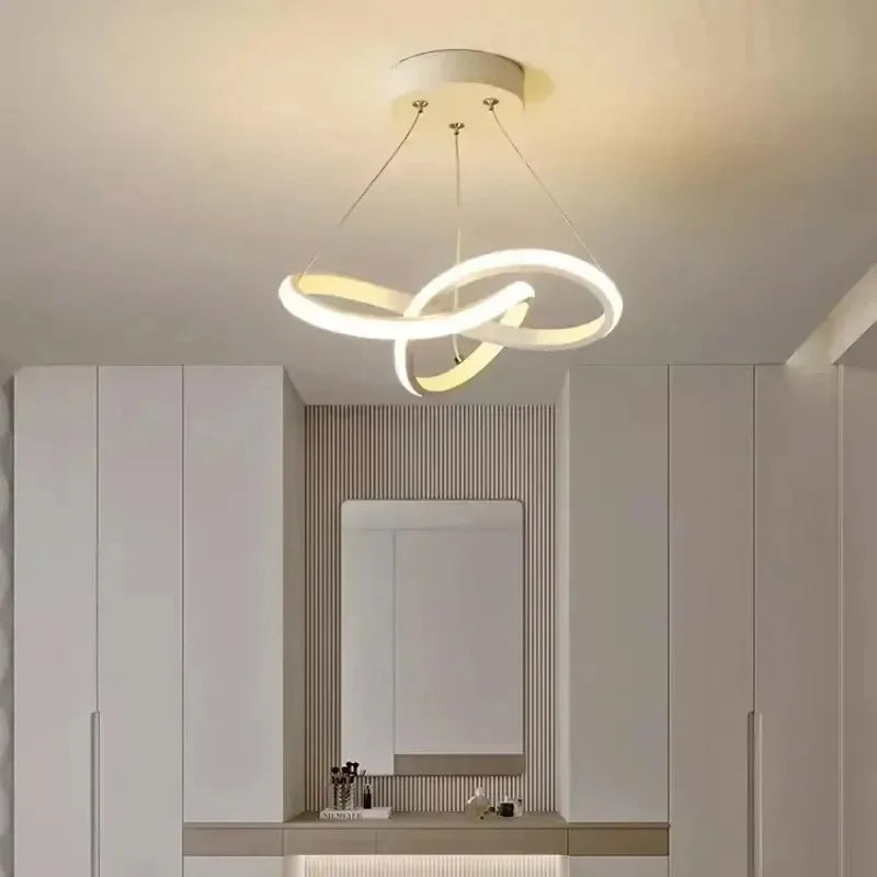Modern LED Pendant Light – Irregular Streamlined Design
