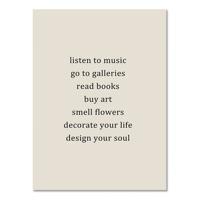 Abstract Boho Geometric Line Canvas Print – Black & Beige