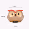 Mini Owl Ceramic Succulent Pot – Cute Animal Flower Pot for Desktop & Garden