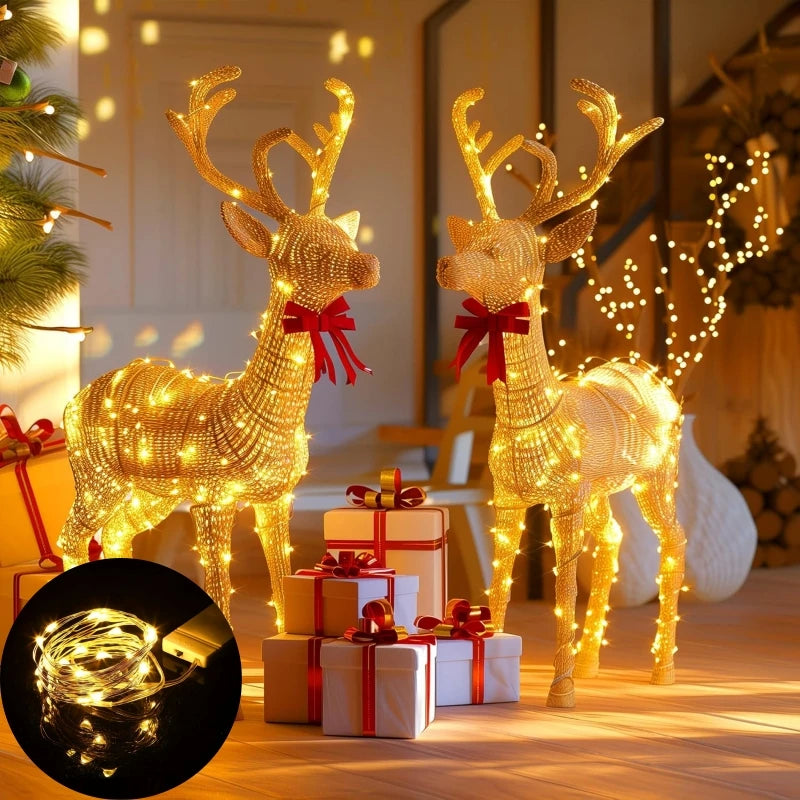 Battery-Operated Fairy String Lights – Waterproof Silver Wire