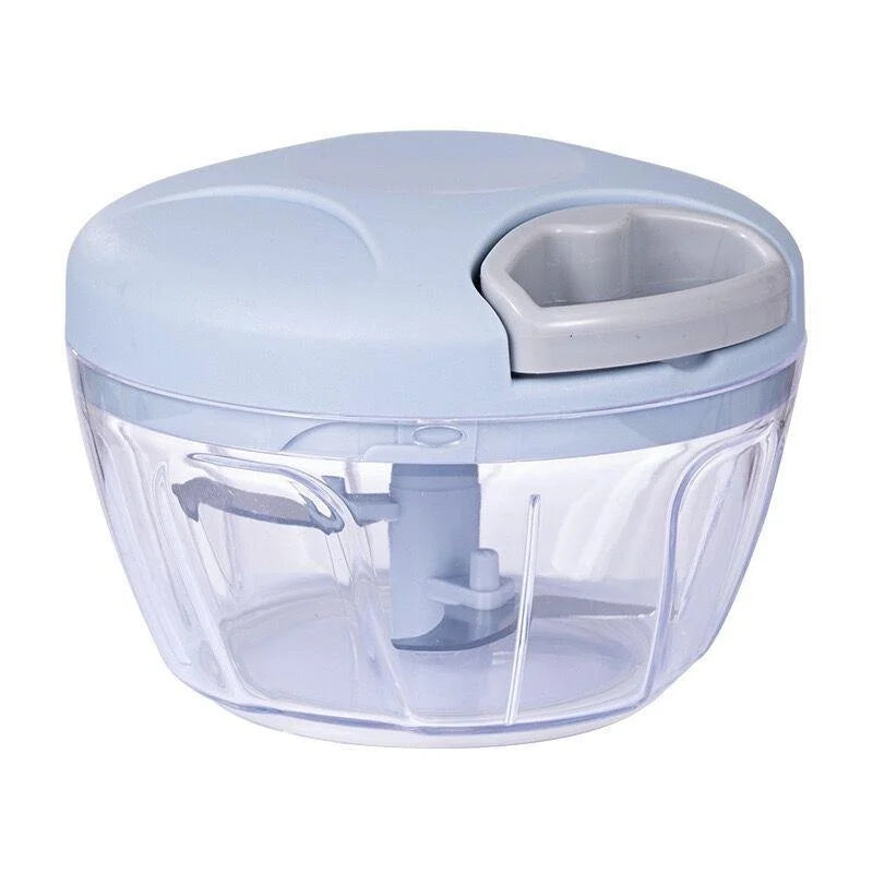 Manual Garlic Chopper & Meat Mincer – Rotating Press Crusher, 500ml or 900ml