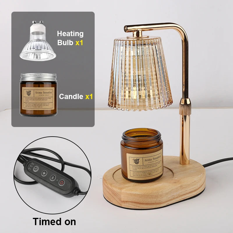 Dimmable Candle Warmer Lamp with Timer – 50W