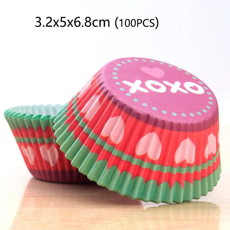 100/1000pcs Cake Paper Cups Mini Cupcake Cups Cake Cupcake Liner Baking Muffin Box Cup Case Tray Cake Molds Kitchen Pastry Tools