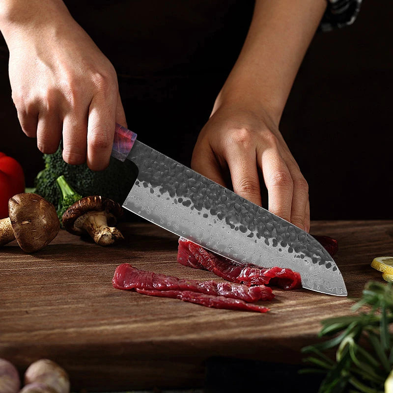 Damascus Steel Kitchen Knife Set – 67-Layer Japanese Chef Knives, 1–4 Pcs