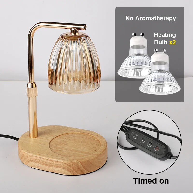 Dimmable Candle Warmer Lamp with Timer – 50W