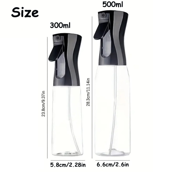 1-4Pcs Plastic Oil Sprayer Bottle 300ml/500ml Oil Dispenser Seasoning Sprayer Jar Kitchen Cooking BBQ Baking Roasting Picnic