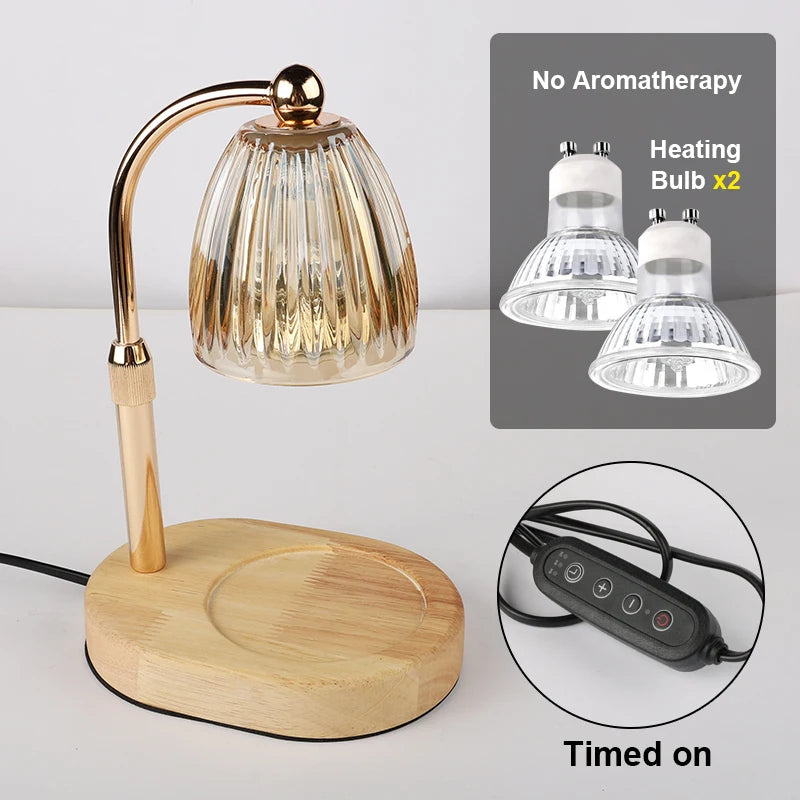 Dimmable Candle Warmer Lamp with Timer – 50W