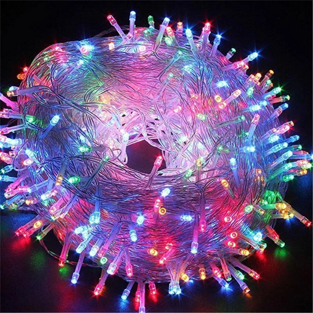 LED Fairy String Lights – 8 Modes, 5M–100M