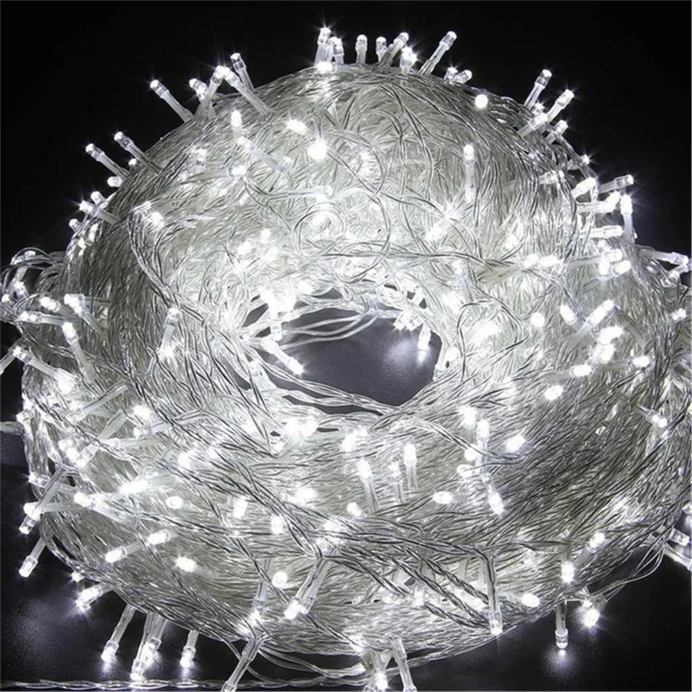 LED Fairy String Lights – 8 Modes, 5M–100M