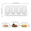 4 6 12-Cell Pistachios Design Silicone Chocolate Mold Food Grade Mousse Cake Mould Kitchen Bakeware Party Dessert Baking Tools