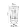 Glass Measuring Cup Set – 120ml Borosilicate, Heat Resistant, Set of 2