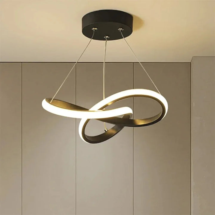 Modern LED Pendant Light – Irregular Streamlined Design