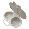 Egg Steamer Microwave Egg Cooker for Home Kitchen Dorm Office Meal Prep Food Grade PP Plastic Breakfast Mold Gray