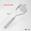 Stainless Steel Potato Masher – Ergonomic Non-Slip Vegetable Press