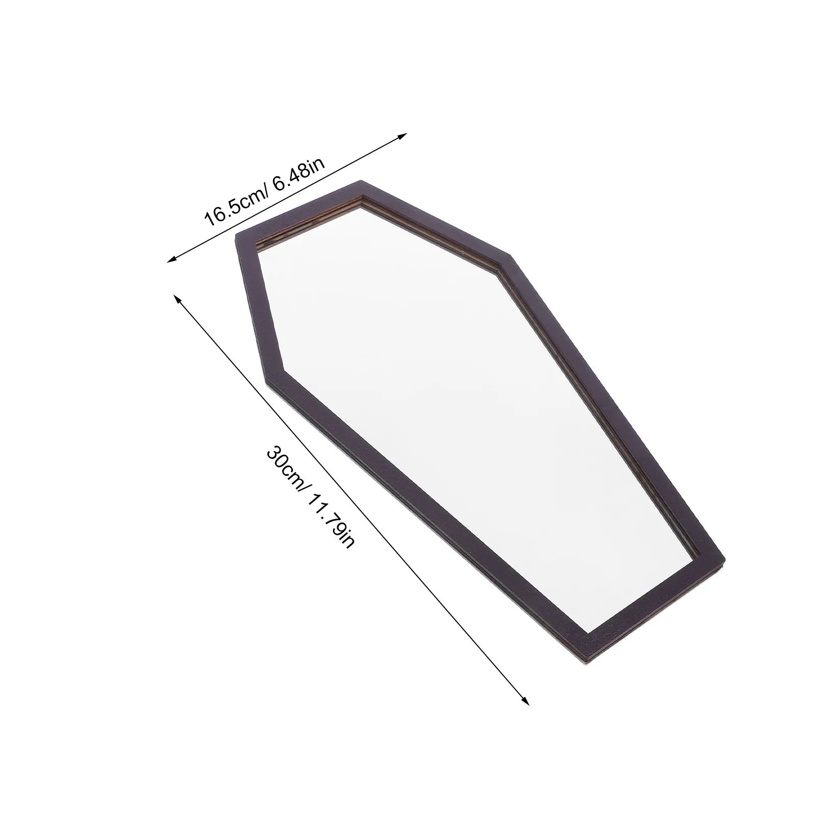 Gothic Coffin Mirror Wall Stickers – Set of 2