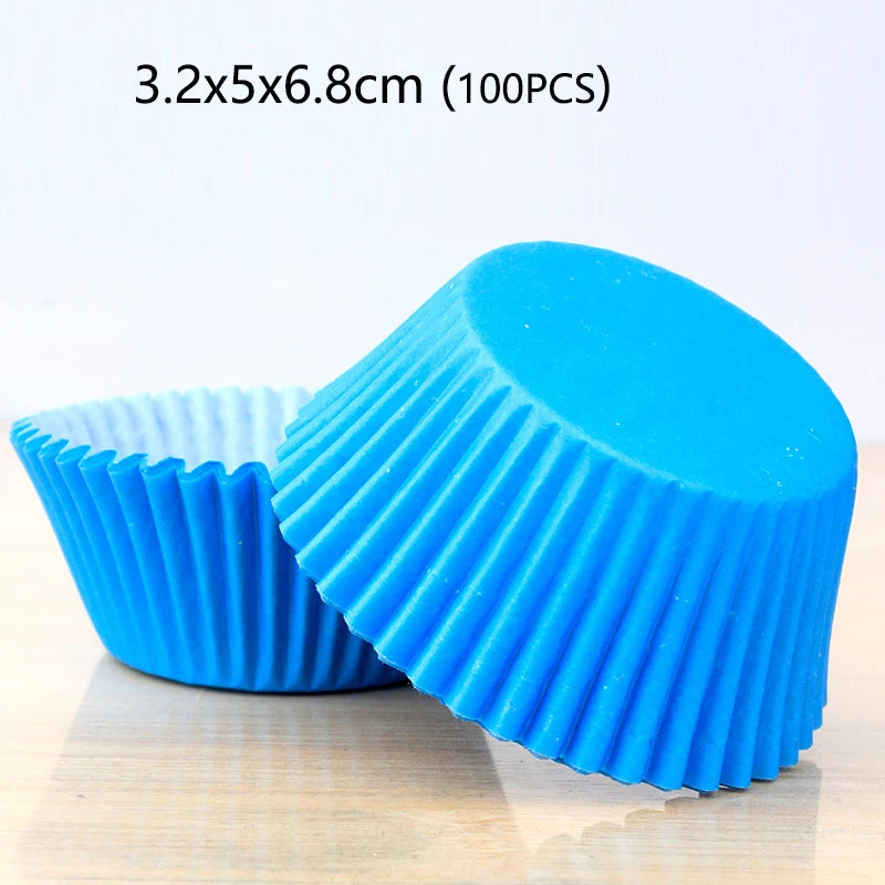 100/1000pcs Cake Paper Cups Mini Cupcake Cups Cake Cupcake Liner Baking Muffin Box Cup Case Tray Cake Molds Kitchen Pastry Tools