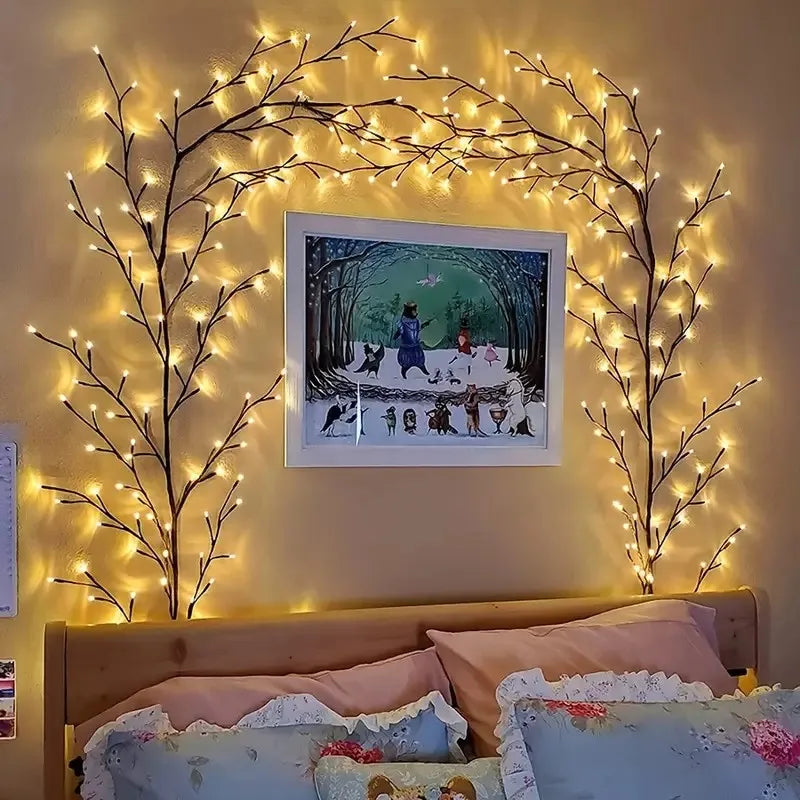 144 LED USB Willow Vine Branch Wall Light – Warm White