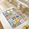 Mandala Print Diatomite Kitchen Drain Mat – Anti-Slip, Absorbent Countertop Pad