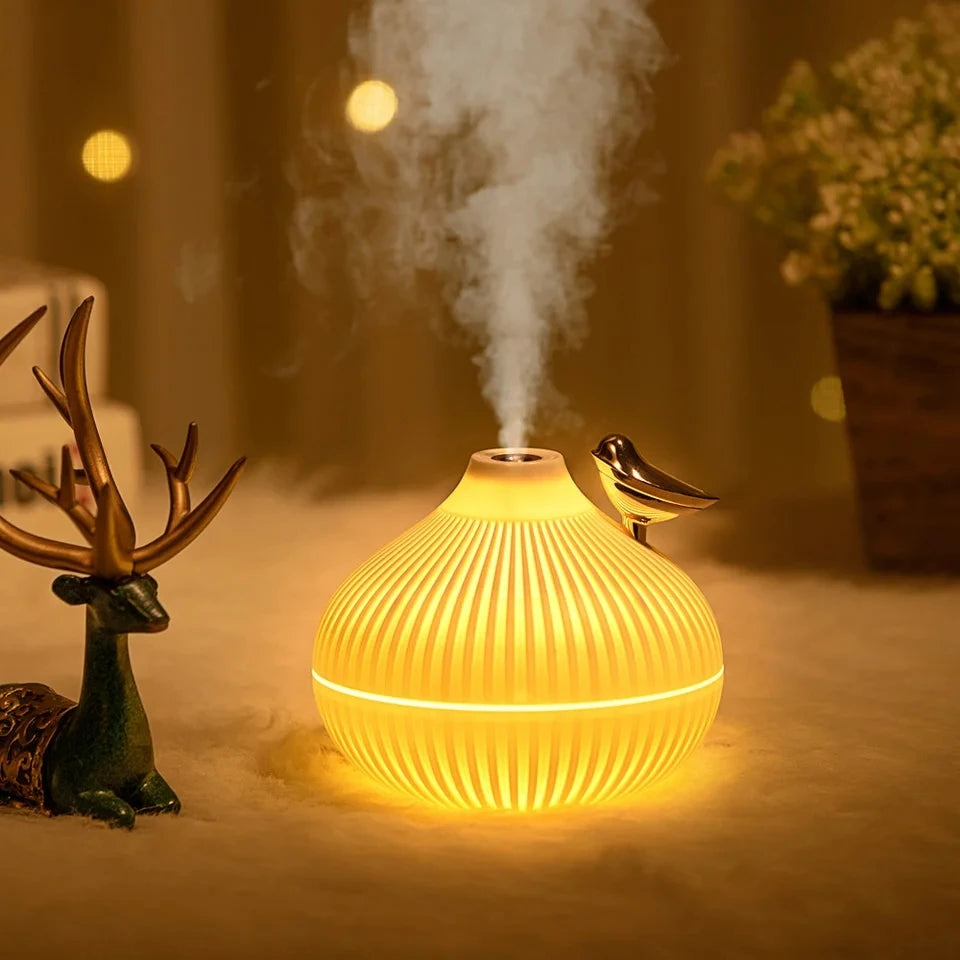 300ml USB Aroma Diffuser & Humidifier with Warm LED Light