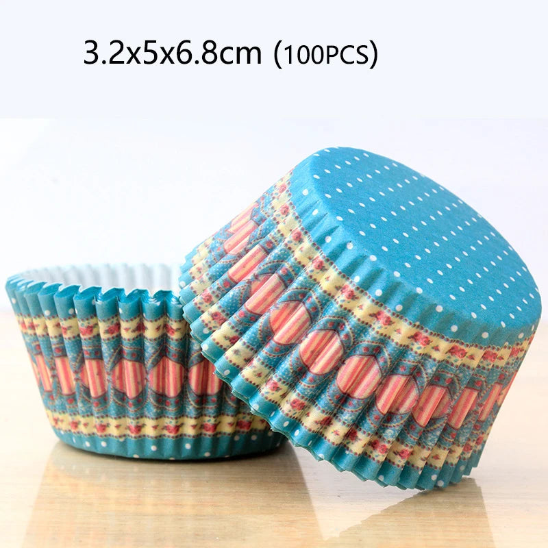 100/1000pcs Cake Paper Cups Mini Cupcake Cups Cake Cupcake Liner Baking Muffin Box Cup Case Tray Cake Molds Kitchen Pastry Tools