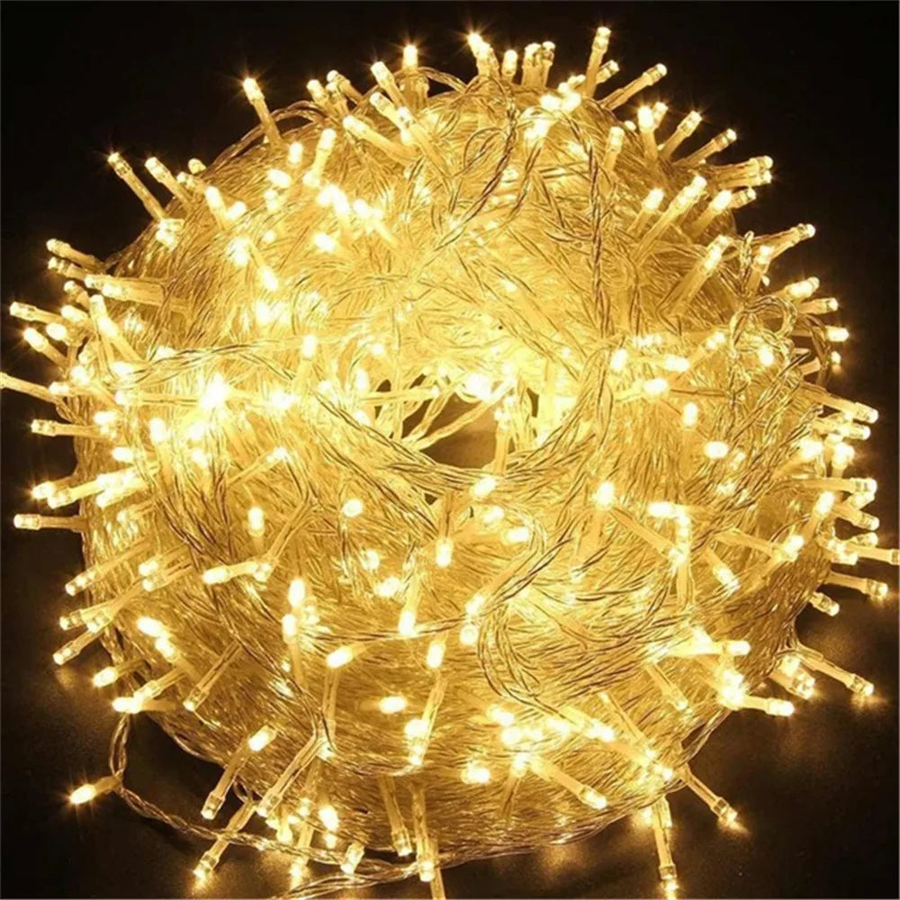 LED Fairy String Lights – 8 Modes, 5M–100M
