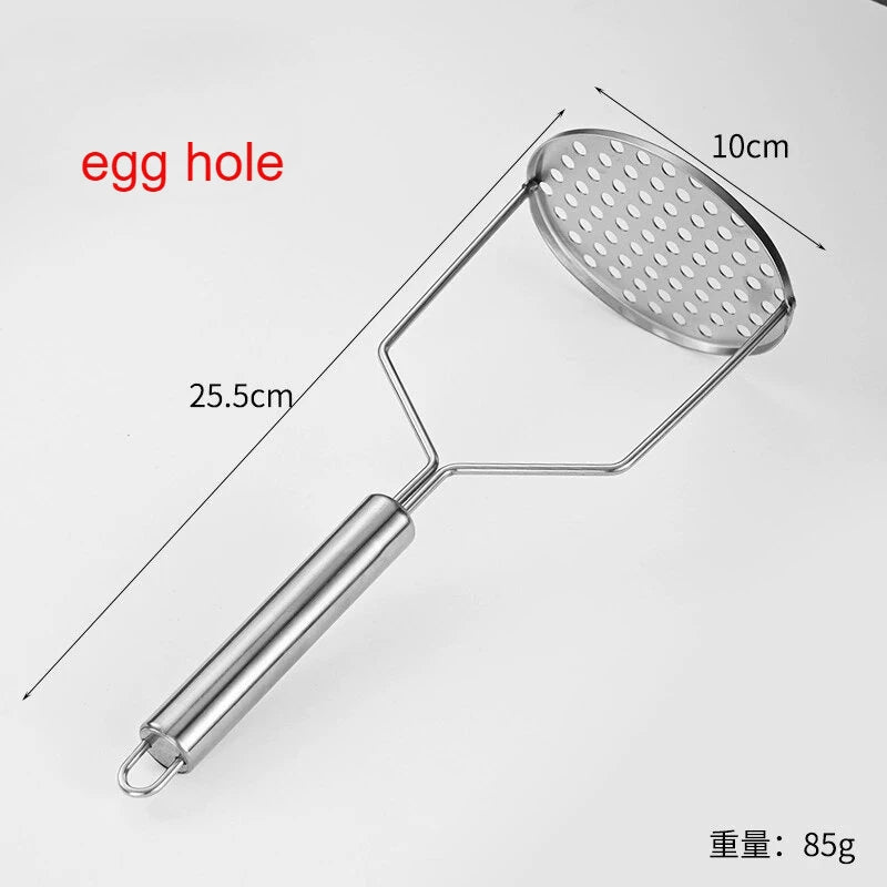 Stainless Steel Potato Masher – Ergonomic Non-Slip Vegetable Press
