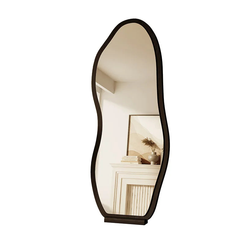 Full Length Floor Mirror – Wood & Glass Frame, Medieval Style