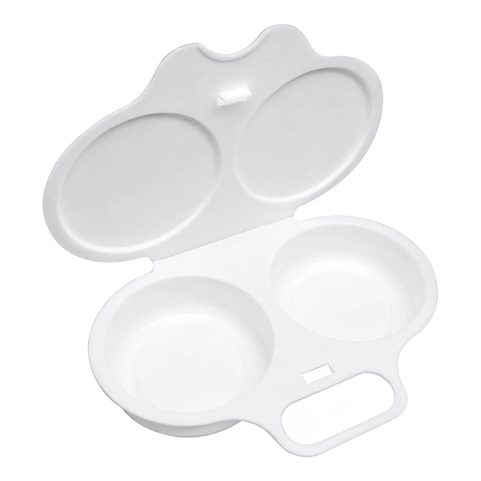 Egg Steamer Microwave Egg Cooker for Home Kitchen Dorm Office Meal Prep Food Grade PP Plastic Breakfast Mold Gray