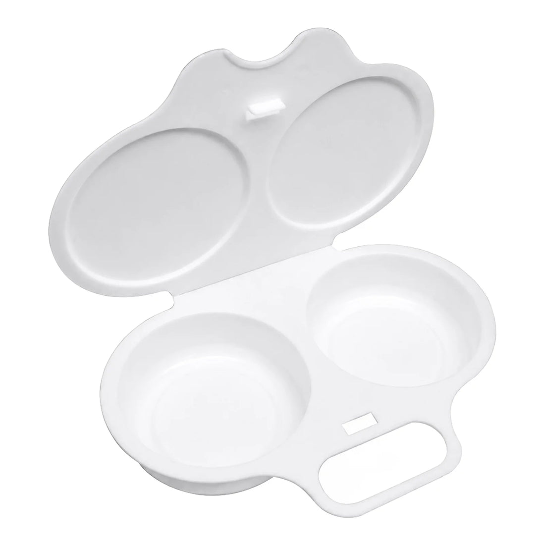 Egg Steamer Microwave Egg Cooker for Home Kitchen Dorm Office Meal Prep Food Grade PP Plastic Breakfast Mold Gray