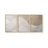 Japandi Triptych Nature Canvas Art Set – 3 Piece Abstract Wall Decor