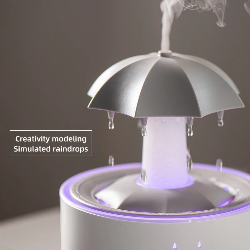 Cloud Rain Humidifier with Remote & Night Light