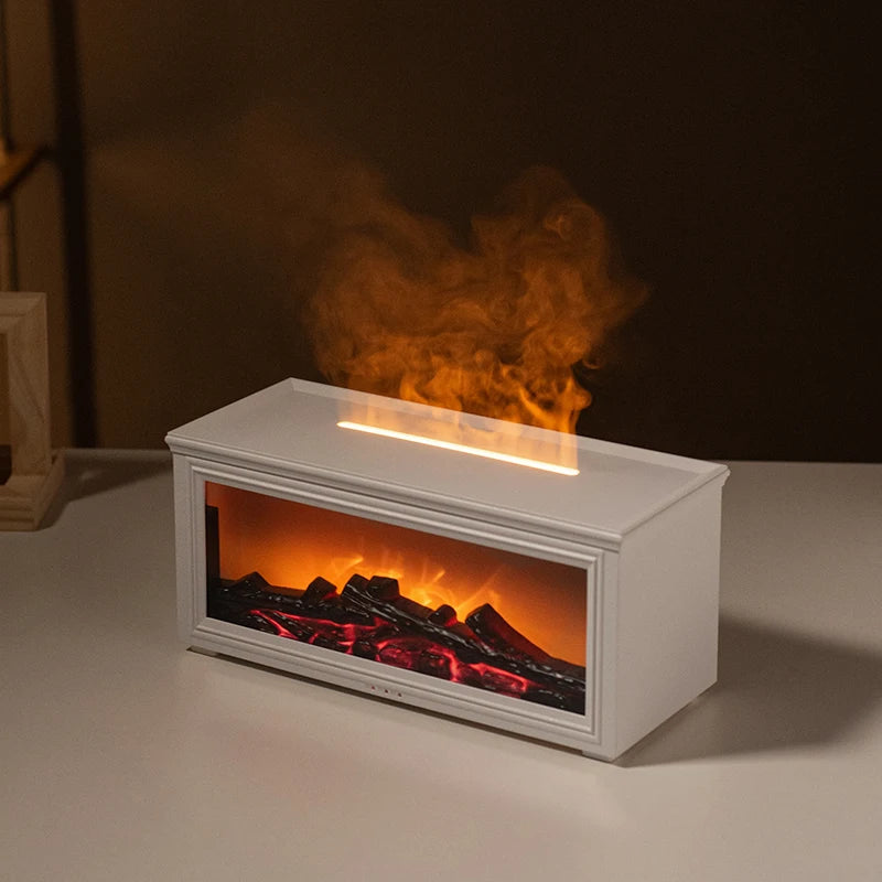 Flame Aromatherapy Diffuser – 7 Color LED