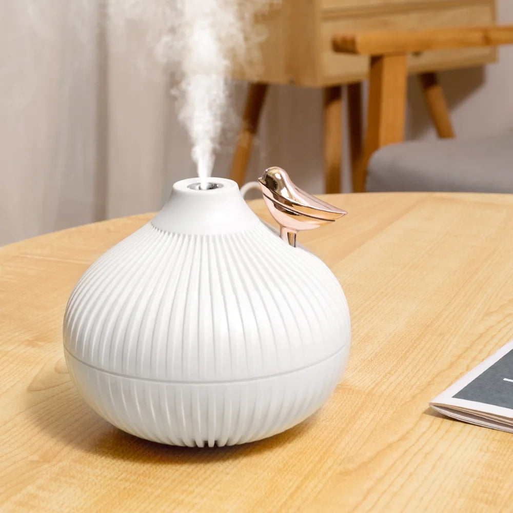 300ml USB Aroma Diffuser & Humidifier with Warm LED Light