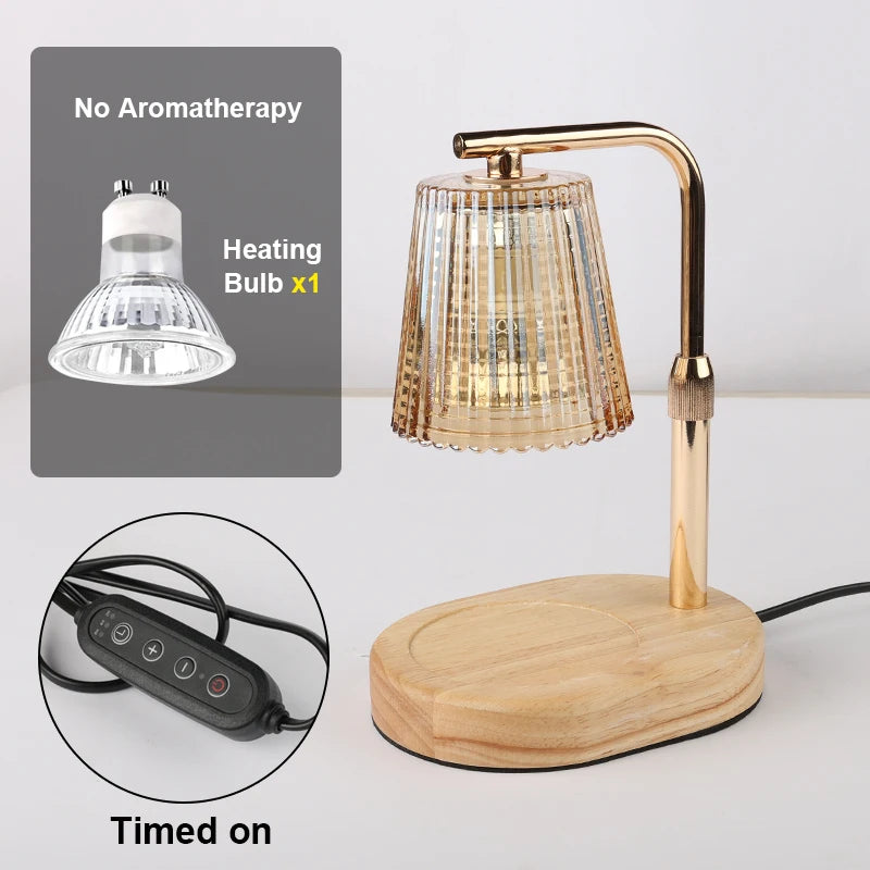 Dimmable Candle Warmer Lamp with Timer – 50W