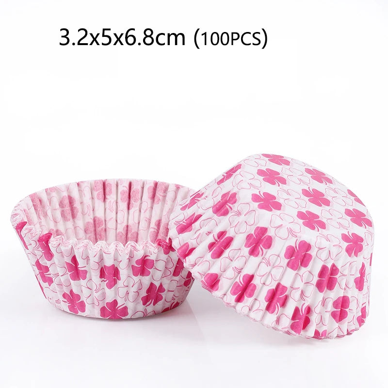 100/1000pcs Cake Paper Cups Mini Cupcake Cups Cake Cupcake Liner Baking Muffin Box Cup Case Tray Cake Molds Kitchen Pastry Tools